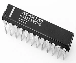 MAX7219CNG LED Display Driver IC | 28-Pin PDIP Common-Cathode