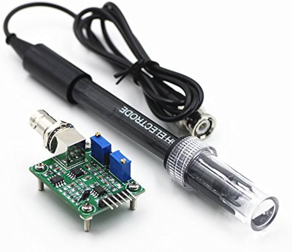 Liquid pH Sensor Module with BNC Electrode Probe